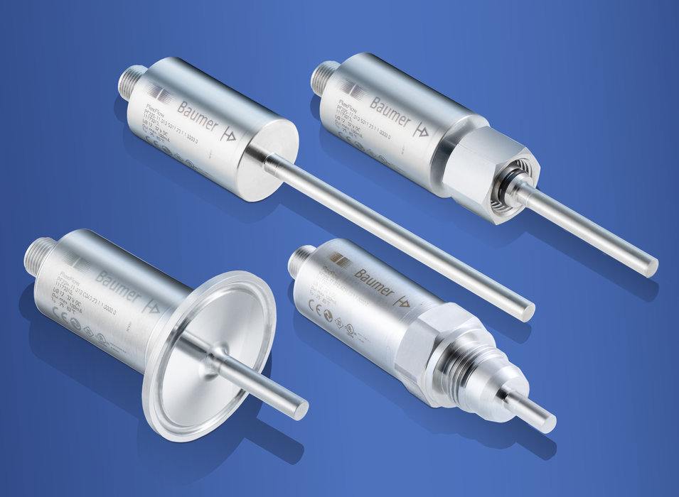 Efficient and flexible fluid management with the new Baumer FlexFlow family of flow and temperature sensors